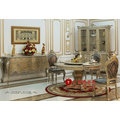 [紅蘋果傢俱] F102L 洛克思瑞系列 新古典 法式 歐式 奢華圓餐桌 餐桌 飯桌 餐椅