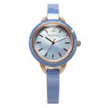 MANGO 星光大道的閃耀陶瓷時尚優質腕錶-藍-MA6650L-54