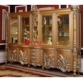 [紅蘋果傢俱] F102S 宮廷凡爾賽系列 頂級進口 歐式 皇室 三/五門酒櫃 法式裝飾櫃 新古典 收納櫃