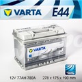 『+正負極-』德國銀合金 VARTA 華達〈E44 77AH〉SAAB SKODA MINI coupe 電瓶適用-台北市電池
