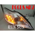 ●○RUN SUN 車燈,車材○● 全新 FORD 福特 09 10 11 FOCUS 福克斯 MK2 晶鑽LED魚眼大燈