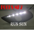 ●○RUN SUN 車燈,車材○● 全新 FORD 福特 09 10 11 FOCUS 福克斯 MK2 4D LED 日行燈霧燈框
