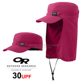 【美國 Outdoor Research 】RADAR SUN RUNNER CAP™ UPF30 抗紫外線透氣護頸帽/鴨舌帽.跑步帽.棒球帽.擋片可拆_ OR80613 桃紅 DA