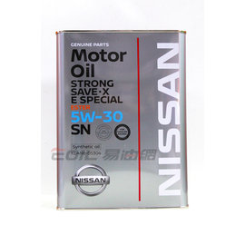 【易油網】NISSAN Save XE Special5W30日本原裝 合成酯類機油 5W-30酯類#05034