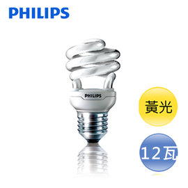 飛利浦Philips Tornado 省電燈泡12W 黃光E27 120V(2入裝) - PChome 商店街