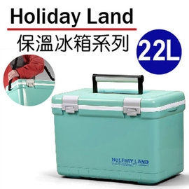 日本伸和假期冰桶-藍-22L 日本原裝進口 保冰 釣魚 冰桶 冰磚 冷藏箱 保冰包 保冷劑 加厚保溫保冰箱