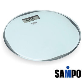 SAMPO 聲寶 超薄型圓形電子體重計BF-L1302ML