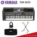 【金聲樂器】YAMAHA PSR-S670 電子琴 分期零利率 附原廠琴袋+琴架+耳機