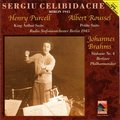 合友唱片 1945年柏林現場-普賽爾:亞瑟王組曲、羅塞爾:小組曲、布拉姆斯:第四號交響曲 / 傑利畢達克，柏林廣播交響樂團、柏林愛樂 (CD)