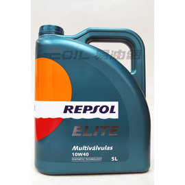 【易油網】REPSOL Elite Multivalvulas 10W40 5公升 10w-40 合成機油