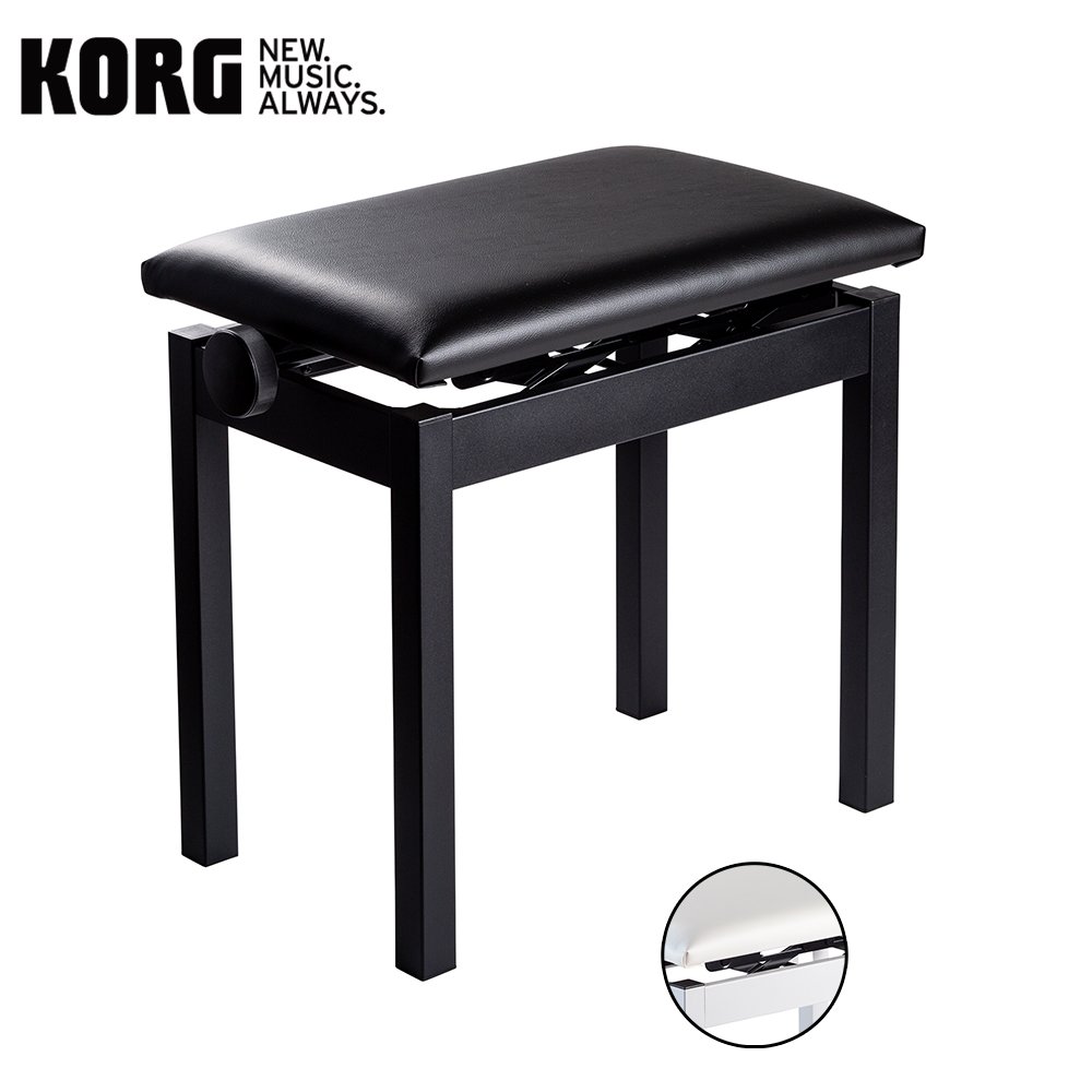 KORG PC-300 鋼琴椅（白色/黑色）