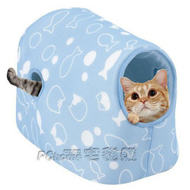 日本MARUKAN《CT-316 全年可用貓咪專利透氣涼感床墊-桶型 》冬夏兩用型