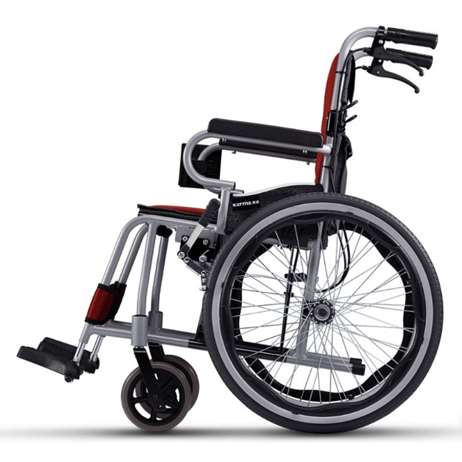 輪椅 康揚KM-2500L 鋁合金手動日式輕量型輪椅(大輪)