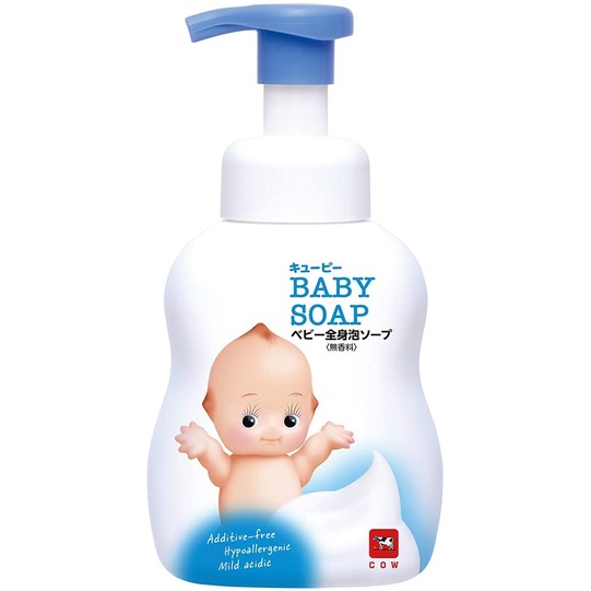 日本牛乳石鹼 Baby Soap 嬰兒全身泡沫沐浴乳400mL