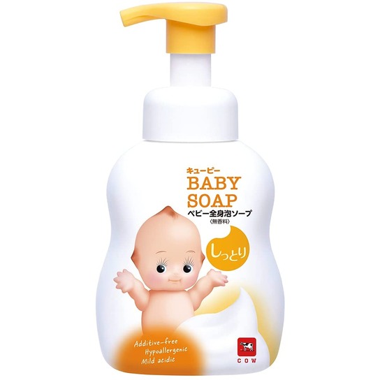 日本牛乳石鹼 Baby Soap 嬰兒全身泡沫潤澤沐浴乳400mL