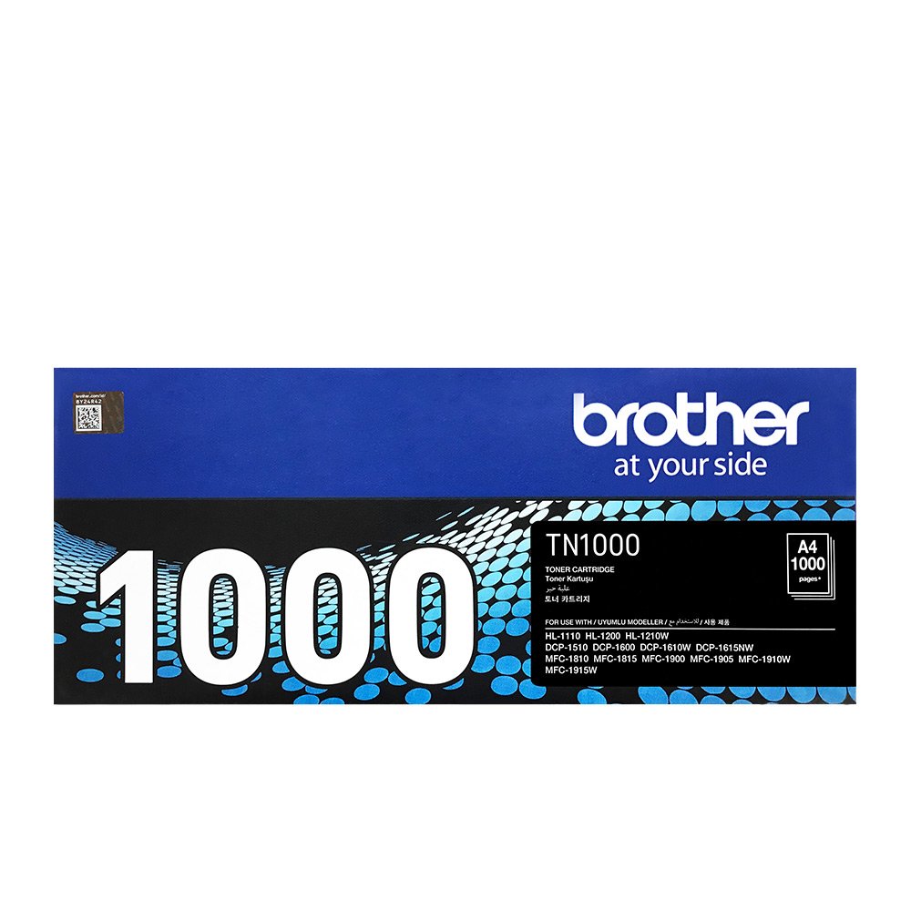 原廠碳粉匣 BROTHER 黑色 TN-1000 / TN1000 /適用 BROTHER HL-1110/CP-1510/MFC-1815/MFC-1910W/MFC-1810/DCP-1610W