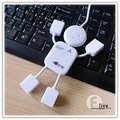 【Q禮品】A2524 人形四孔USB分享器/USB延長線/USB擴充槽/分享器/分配器/人型usb分享器
