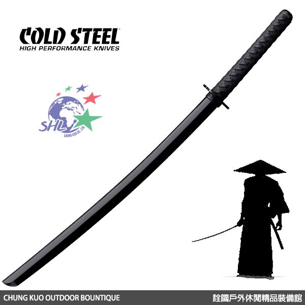 【詮國】Cold Steel 塑鋼防身系列 Bokken 武士刀造型練習劍(附護手) - 特大 92BKKD