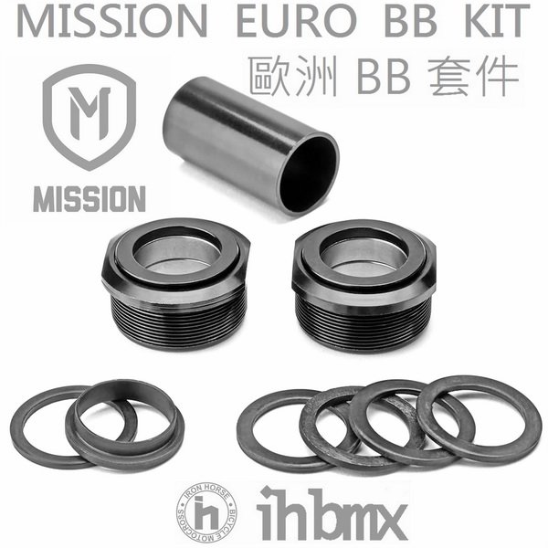 [I.H BMX] MISSION EURO BB KIT 歐洲 BB 套件 特技車/土坡車/自行車/下坡車/攀岩車/滑板/直排輪/DH/極限單車/街道車/腳踏車