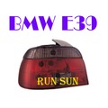 ●○RUN SUN 車燈,車材○● 全新 BMW 寶馬 96 97 98 99 00 E39 5系列 晶鑽上黑下紅尾燈
