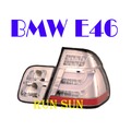 ●○RUN SUN 車燈,車材○● 全新 BMW 寶馬 98 99 00 01 E46 3系列 4D 4門 LED 光版 晶鑽尾燈