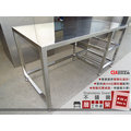 【空間特工】120cm不鏽鋼工作桌｜304不鏽鋼｜餐飲工作檯 複合式烘焙桌