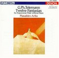 合友唱片 G.PH Telemann Twelve Fantasias for Transcerse Flute without Bass Masahiro Arita CD DENON (1990)