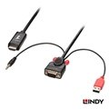【免運】LINDY 林帝 VGA+Audio 轉 HDMI 傳輸線 5m (41708)
