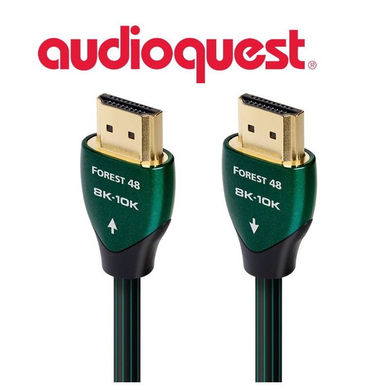 美國名線 Audioquest 森林 Forest 48 HDMI影音訊號線0.5%銀(1.5m)公司貨