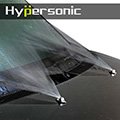 Hypersonic R式汽車雨刷噴水頭(2入/黑)