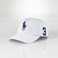 美國百分百【全新真品】Ralph Lauren 帽子 RL 配件 棒球帽 Polo 大馬 白色 男帽 遮陽帽 C482