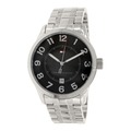 美國百分百【全新真品】Tommy Hilfiger 手錶 TH 配件 不銹鋼 金屬錶帶 日期 夜光指針 銀色 F394