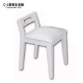 【C.L居家生活館】G437-5 塔妮雅全白化妝椅