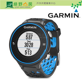 《綠野山房》GARMIN 台灣 FORERUNNER 620 玩家級跑步運動 GPS手錶 黑/藍 010-01128-32