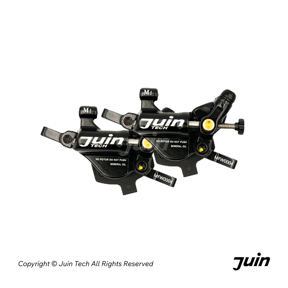 JUIN TECH M1 整合式雙邊作動油壓卡鉗 / 黑 (160mm碟盤) 適用登山車、E-Bike