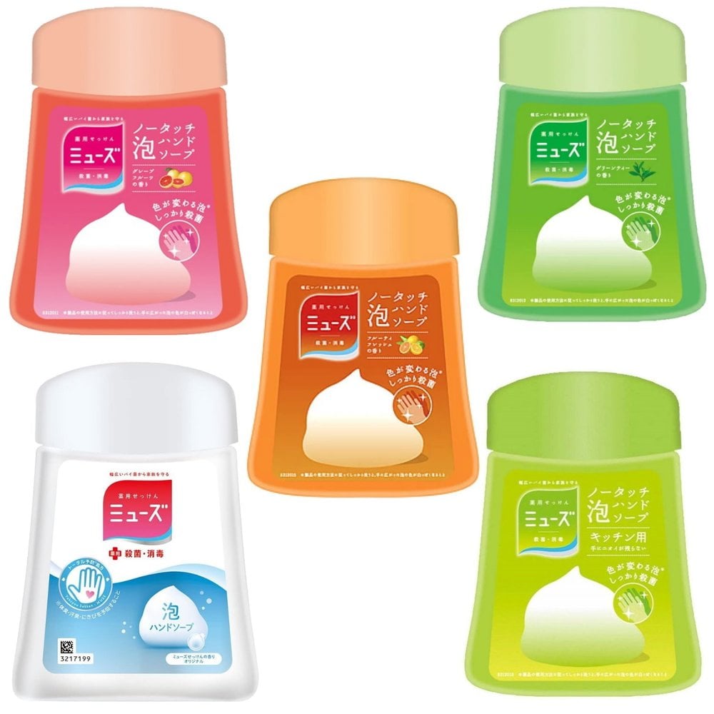 【JPGO日本購】日本進口 Muse 感應式泡沫給皂機的專用補充液 250ml~共五款 #487 #470 #637 #715 #722