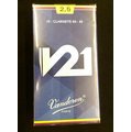 亞洲樂器 Vandoren V21 單簧管 黑管竹片 2.5號 10片 [最新款]