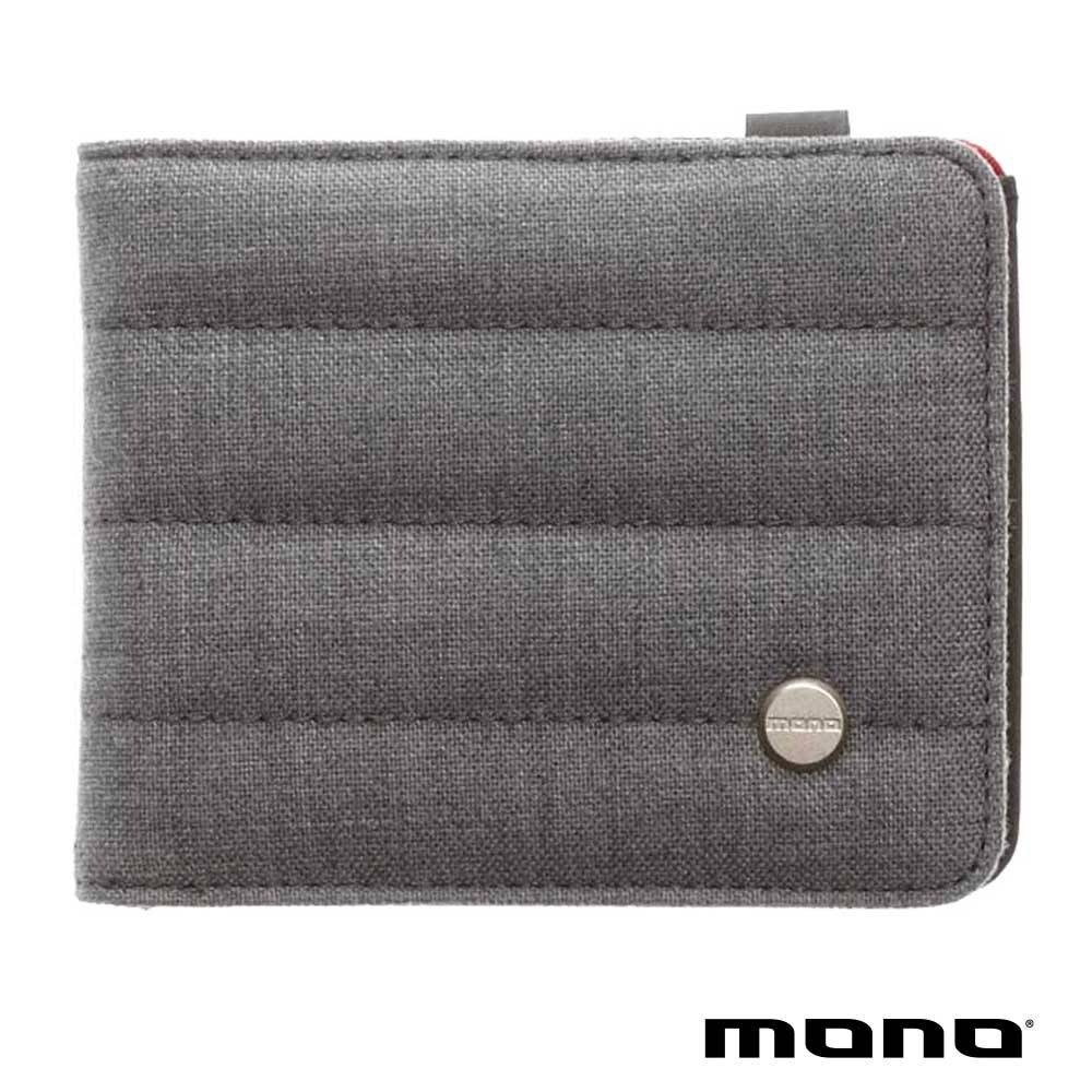 《民風樂府 特價出清》美國 MONO Die Cut Wallet 錢包 灰色 簡約雙折設計 可放匹克