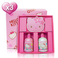 Hello Kitty 兒童抗菌禮盒-含紙袋(1洗1沐1櫻花皂)3盒