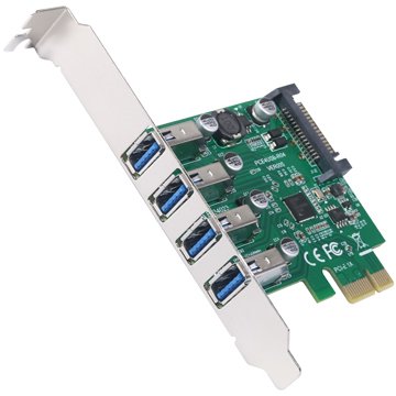 伽利略 PCI-E USB 3.0 4 Port 擴充卡 (PTU304N)