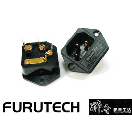 【醉音影音生活】日本古河 Furutech FI-03 (G) 鍍金保險絲座型AC電源插座.盒裝公司貨