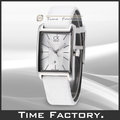 【時間工廠 】CK Calvin Klein 極簡方白面腕錶 K2M21120