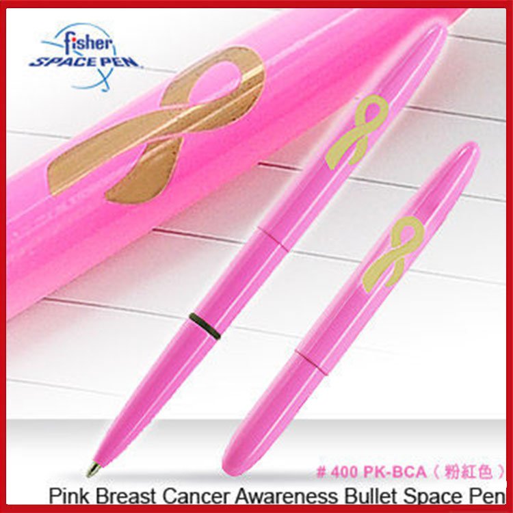 Fisher Space Pen乳癌識別絲帶粉紅殼太空筆#400PK-BCA太空筆【AH02121】i-style 居家
