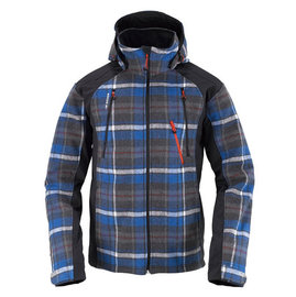 法國 Eider 2EIV2097-6299 藍 男 格紋羊毛防風連帽外套 超低特價65折 游遊戶外Yoyo Outdoor