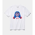 美國百分百【Under Armour】運動時尚 UA T恤 Logo T-shirt 美國隊長 英雄 白色 XS S號 F447