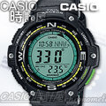 CASIO 時計屋 卡西歐手錶 SGW-100B-3A2 方位 溫度 運動 皮革男錶 全新 保固 開發票