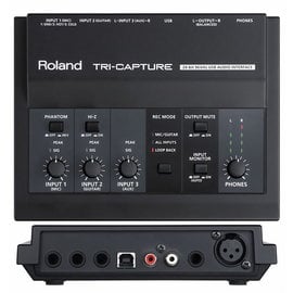 ☆ 唐尼樂器︵☆(公司貨一年保固) ROLAND UA-33 TRI-CAPTURE USB 吉他/ Bass 錄音介面