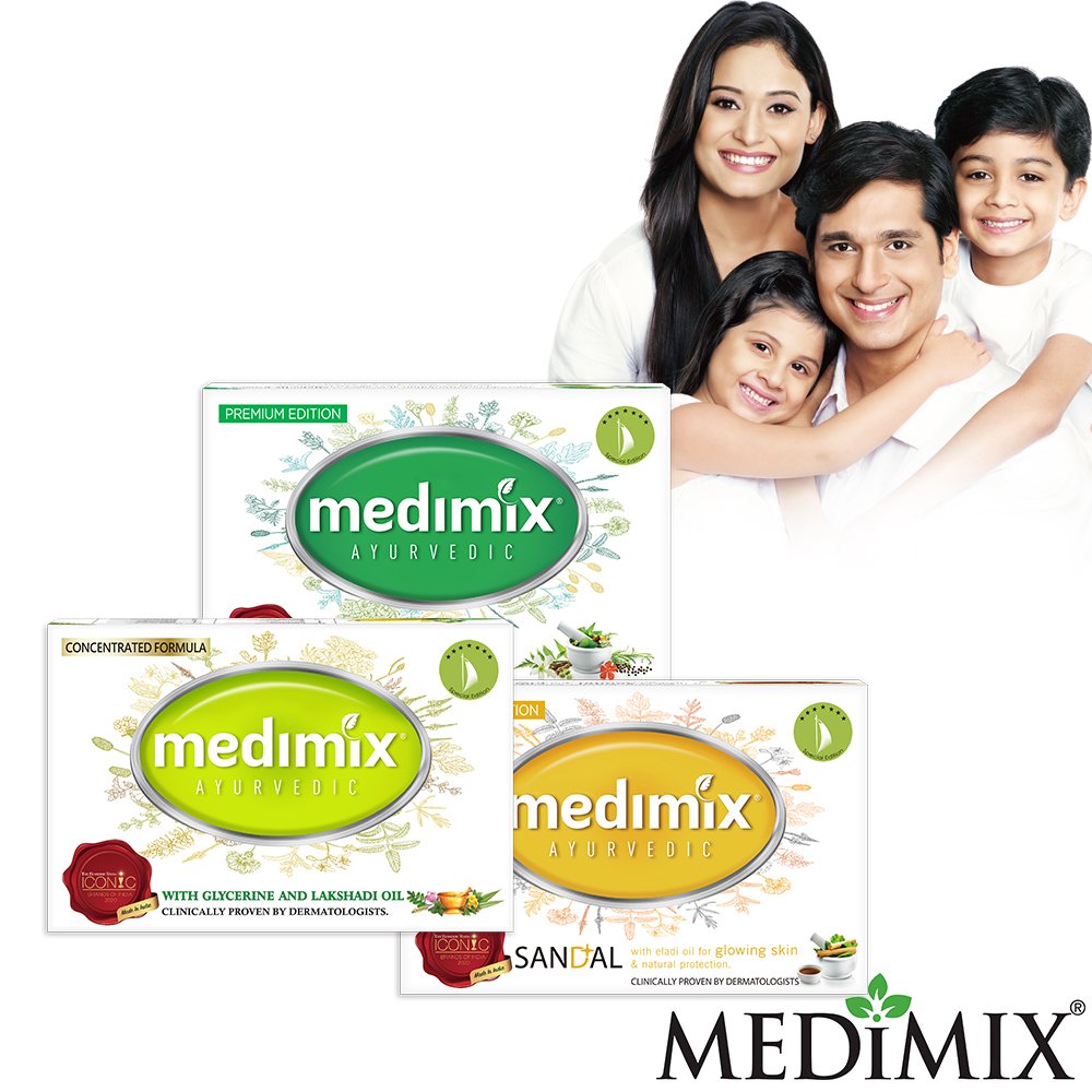Medimix】印度原廠高滲透精粹草本精油美肌皂125g(2021全新升級版)淺綠色10顆+深綠色10顆+橘色10顆