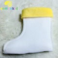 《童伶寶貝》LEM030-lemonkid兒童雨鞋加厚加絨內膽-純棉可拆卸兒童鞋套保暖透氣