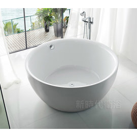 [新時代衛浴] 新款正圓浴缸，無接縫獨立浴缸，極簡款式135/150cm二種尺寸XYK121